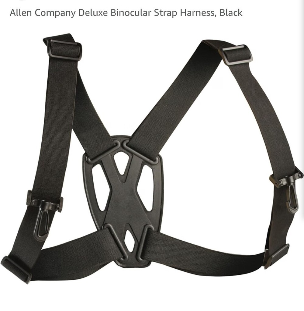 Allen Company Deluxe Bino Strap Heavy Duty Binoculars Harness Black New